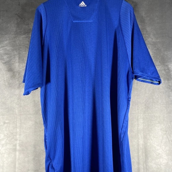 Adidas Polo Shirt Men's XL Blue Golf Performance Climacool Athletic Activewear - Picture 6 of 10